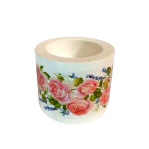 石膏茶蜡烛灯 – Rose 款