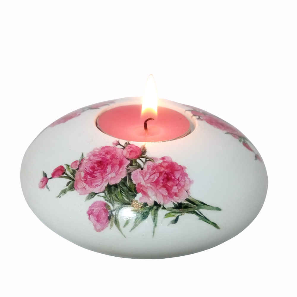 石膏茶蜡烛灯 – Shakheh 款