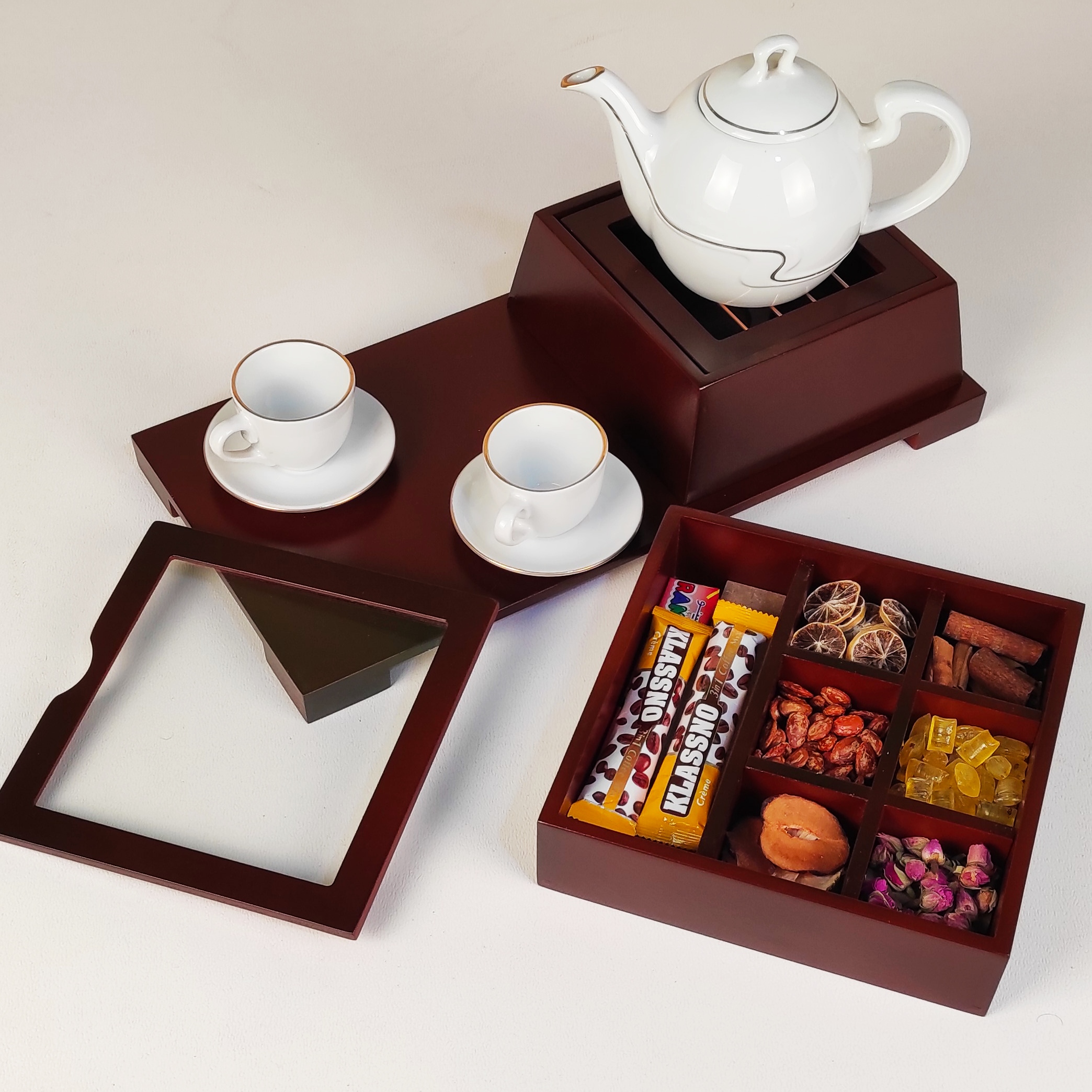 带加热器的茶叶收纳盒 – Delsa 设计