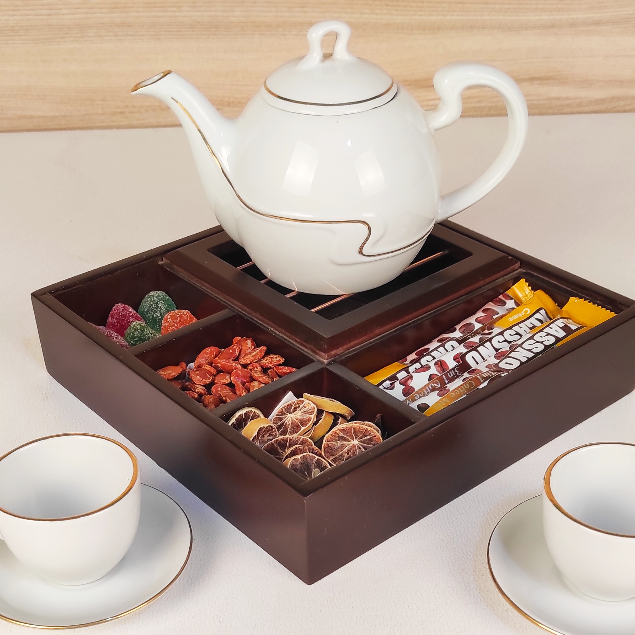 带加热器的茶包收纳盒 – Mina 版