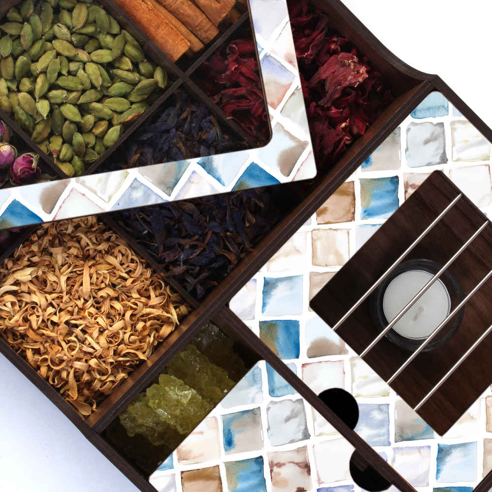 独特茶叶收纳盒,带加热功能