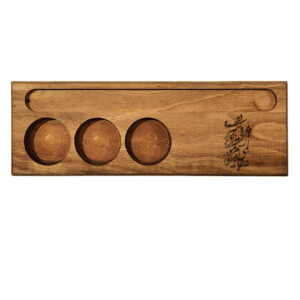 波斯诗句装饰木质茶蜡烛灯 – Doost 款