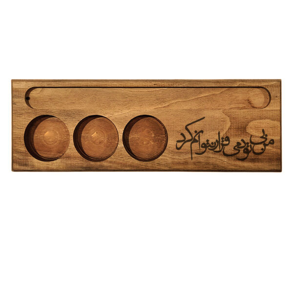 乡村木质小蜡烛台桌面装饰 波斯款 Man Bi To