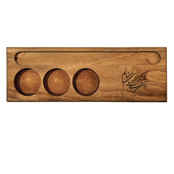 波斯诗句装饰木质茶蜡烛灯 – Poem 款