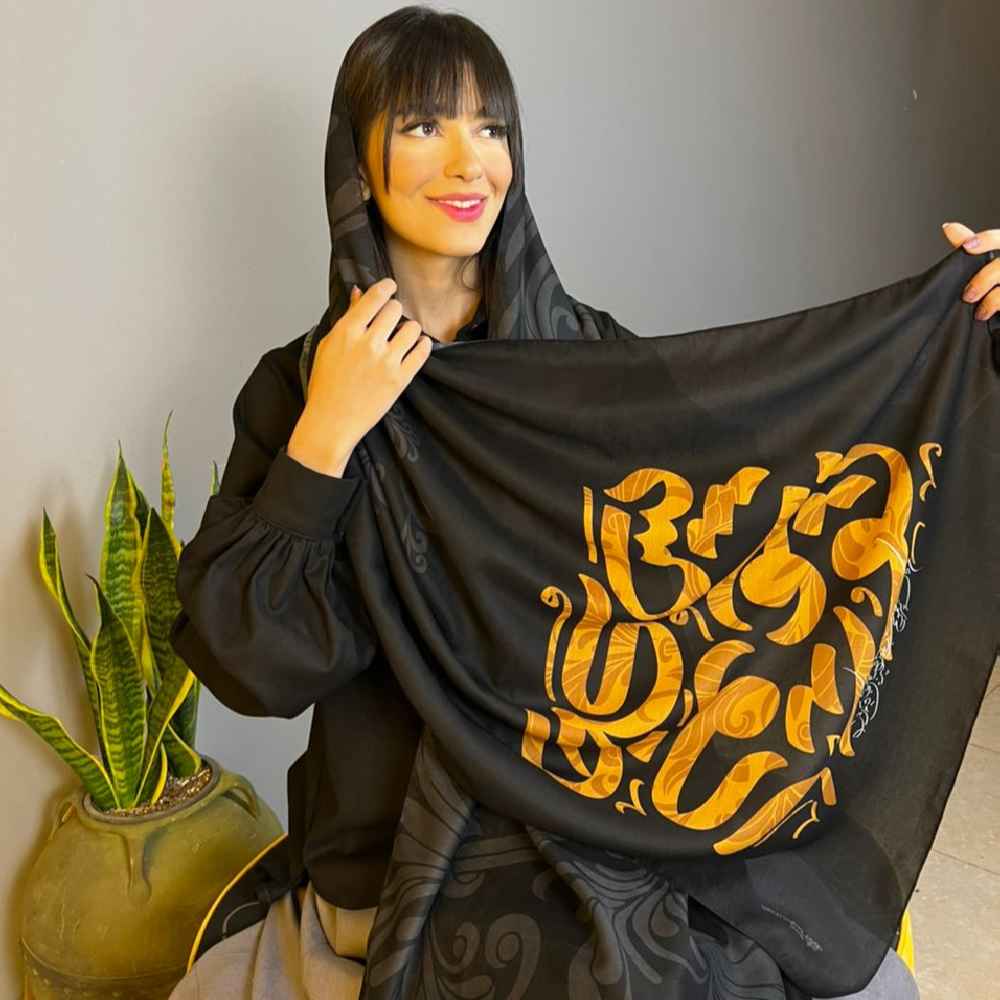 Main image of 波斯印花轻盈艺术披肩 Adineh 款