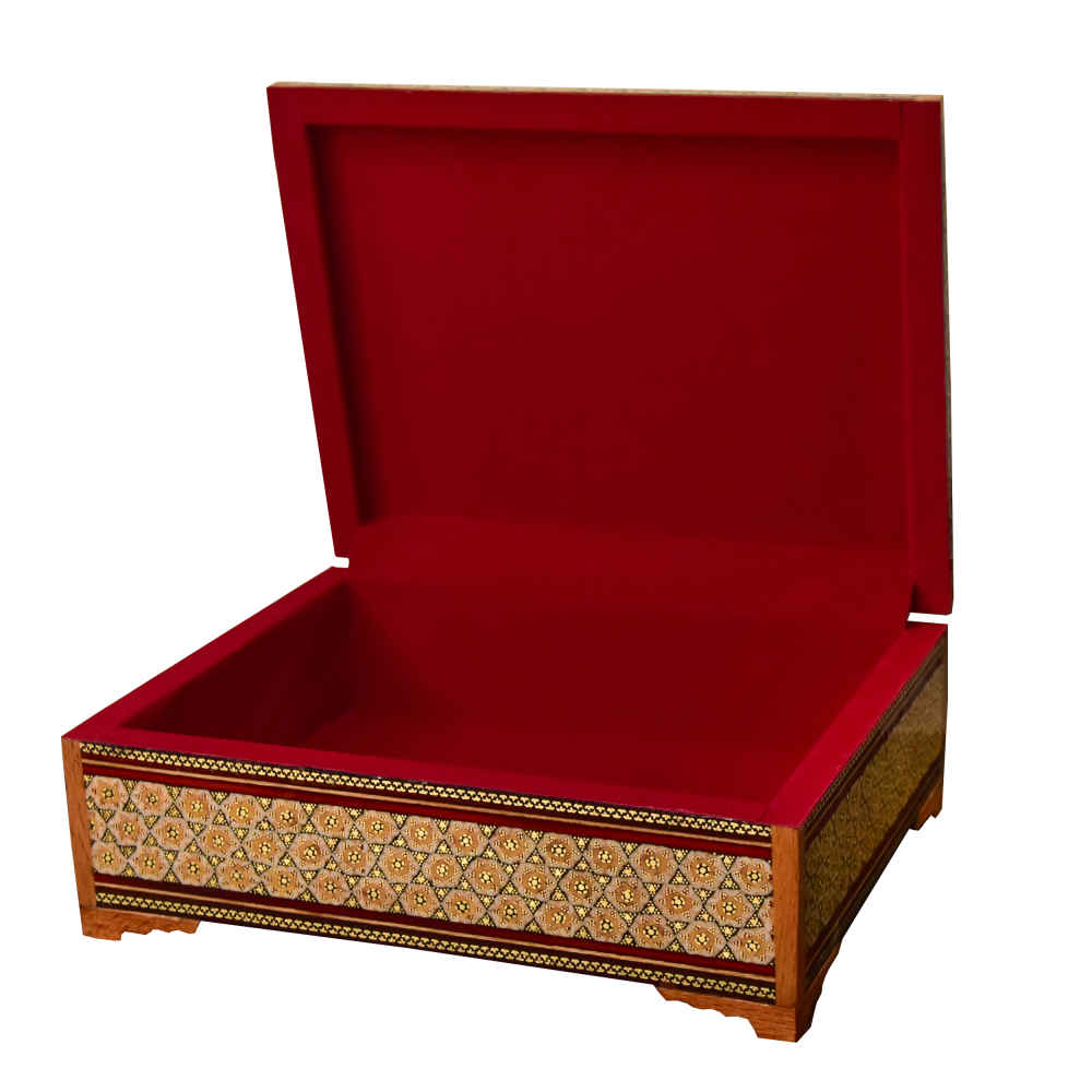 手工木质首饰盒 – 波斯哈塔姆工艺 Ahoura 款