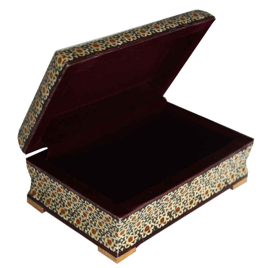 手工木质首饰盒 – 波斯哈塔姆工艺 Bina 款