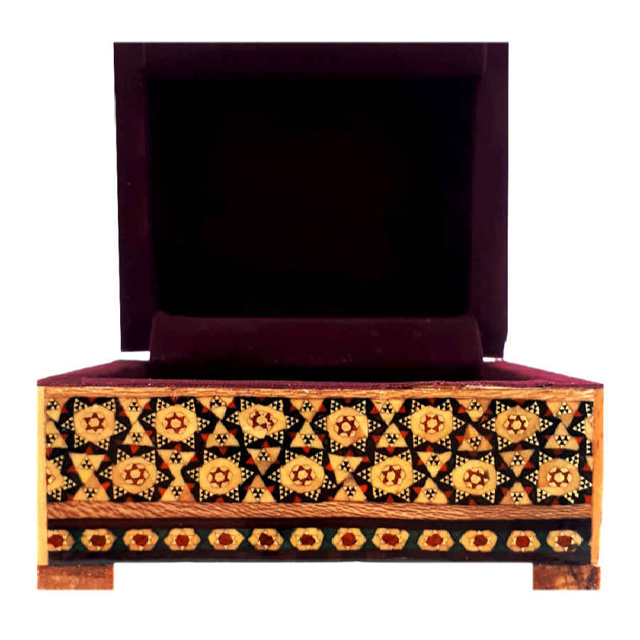 手工木质首饰盒 – 波斯哈塔姆工艺 Javid 款