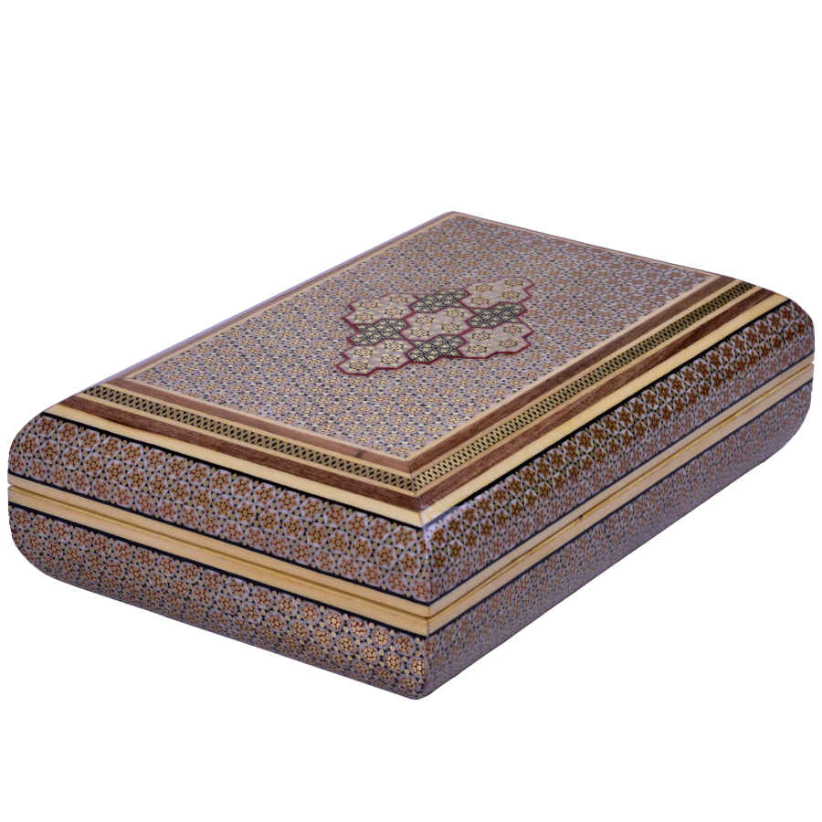 Main image of 手工木质首饰盒 – 波斯哈塔姆工艺 Nafis 款