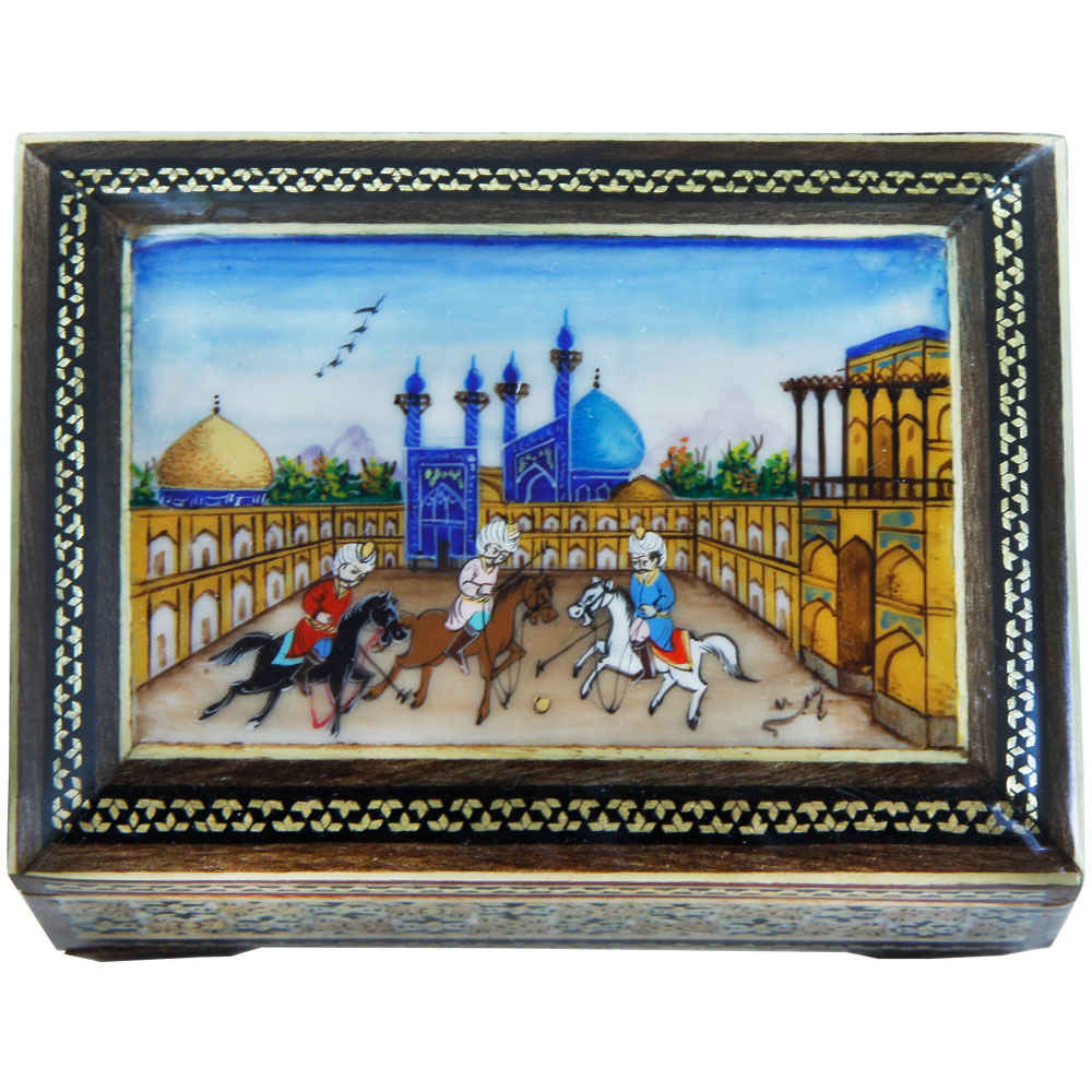 手工木质首饰盒 – 波斯哈塔姆工艺 Naghsh Jahan 款