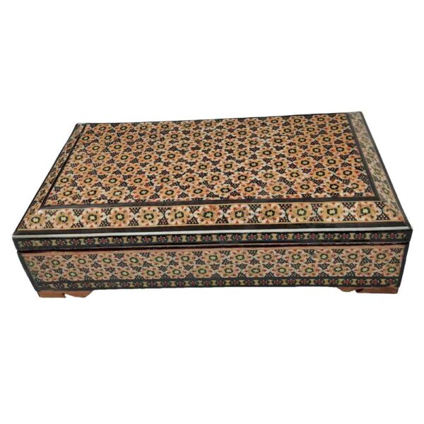 手工木质首饰盒 – 波斯哈塔姆工艺 Nazanin 款