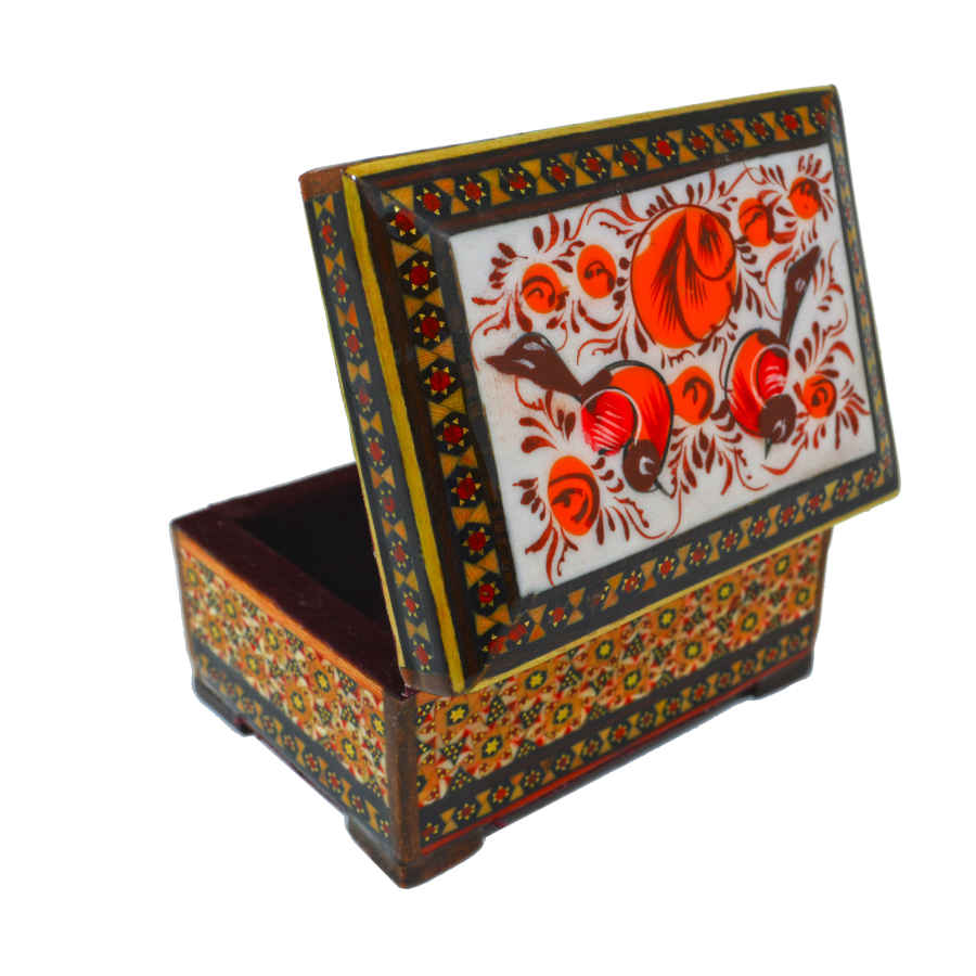 手工木质首饰盒 – 波斯哈塔姆工艺 Parmis 款