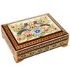 波斯木质扑克牌盒 – 哈塔姆珐琅 Homa 款