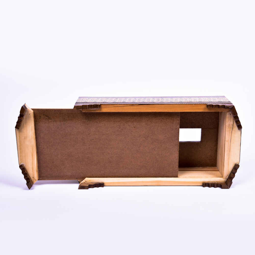 手工波斯木质纸巾盒套 – 哈塔姆工艺 Borna 款