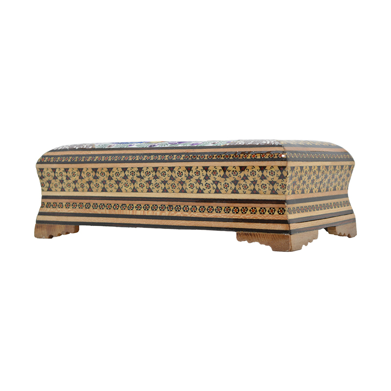 手工波斯木质纸巾盒套 – 哈塔姆工艺 Sonati 款