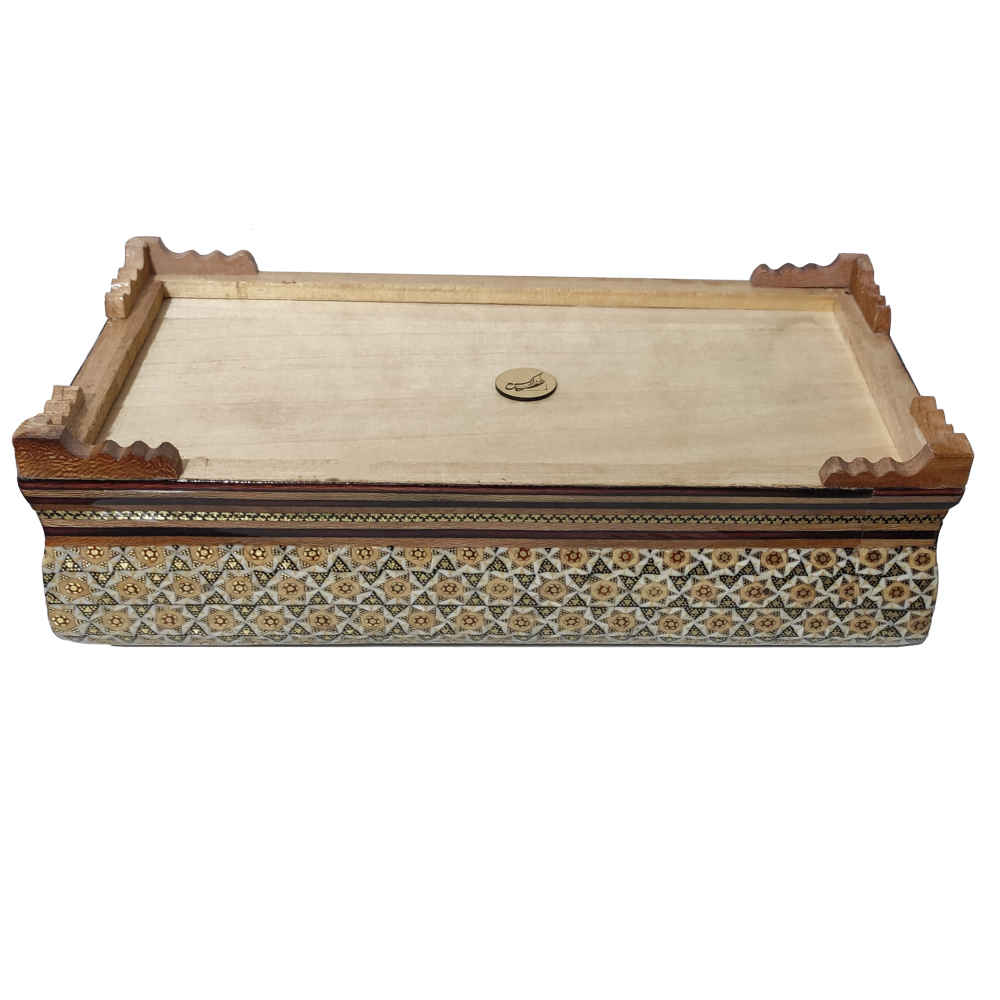手工波斯木质纸巾盒套 – 哈塔姆工艺 Tofan 款