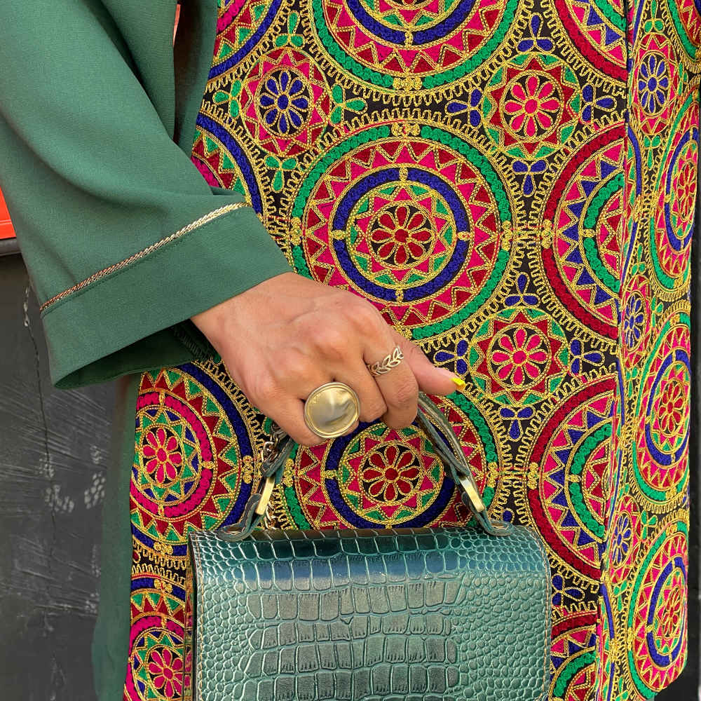 波斯风格长外套与裤子 Queen款