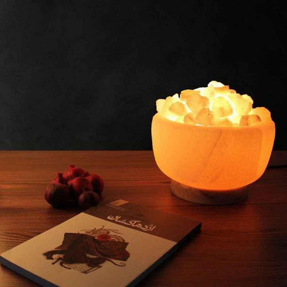 波斯碗形盐灯 – Hasti 模型，天然盐块