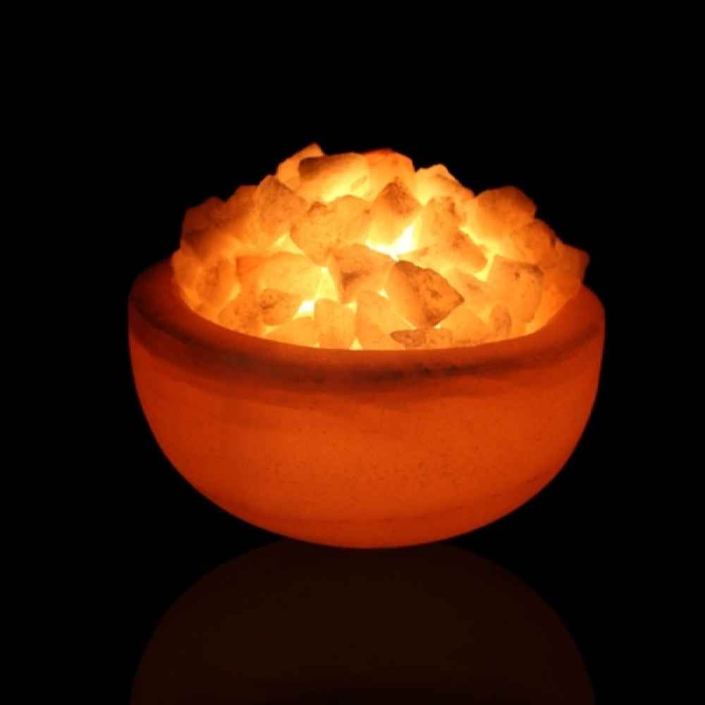 波斯碗形盐灯 – Laya 模型，天然盐块