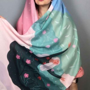 波斯印花轻盈艺术披肩 Aram 款