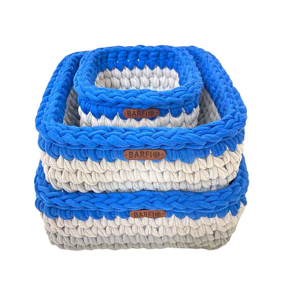 Aseman 款三件套毛线钩针收纳篮