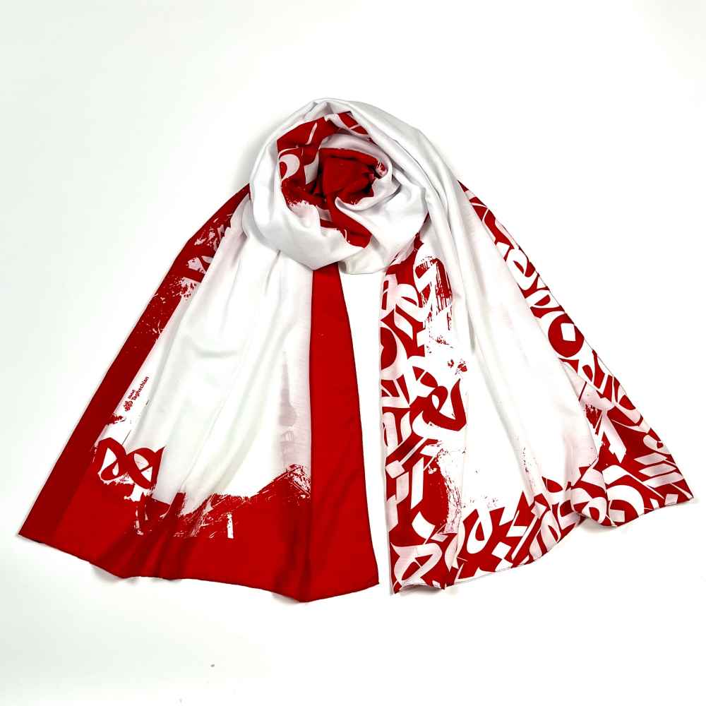 波斯印花轻盈艺术披肩 Majnoon 款