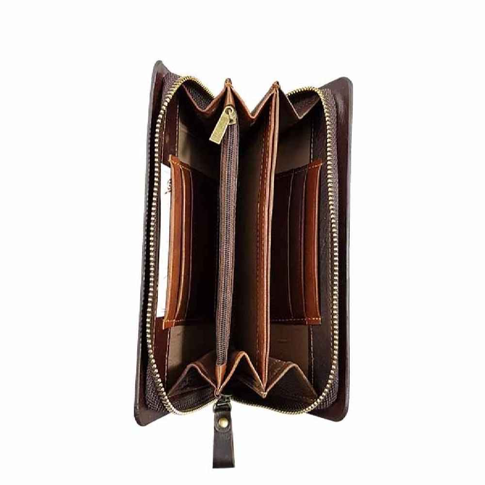 波斯皮革长款女士钱包 – Hasiri 设计