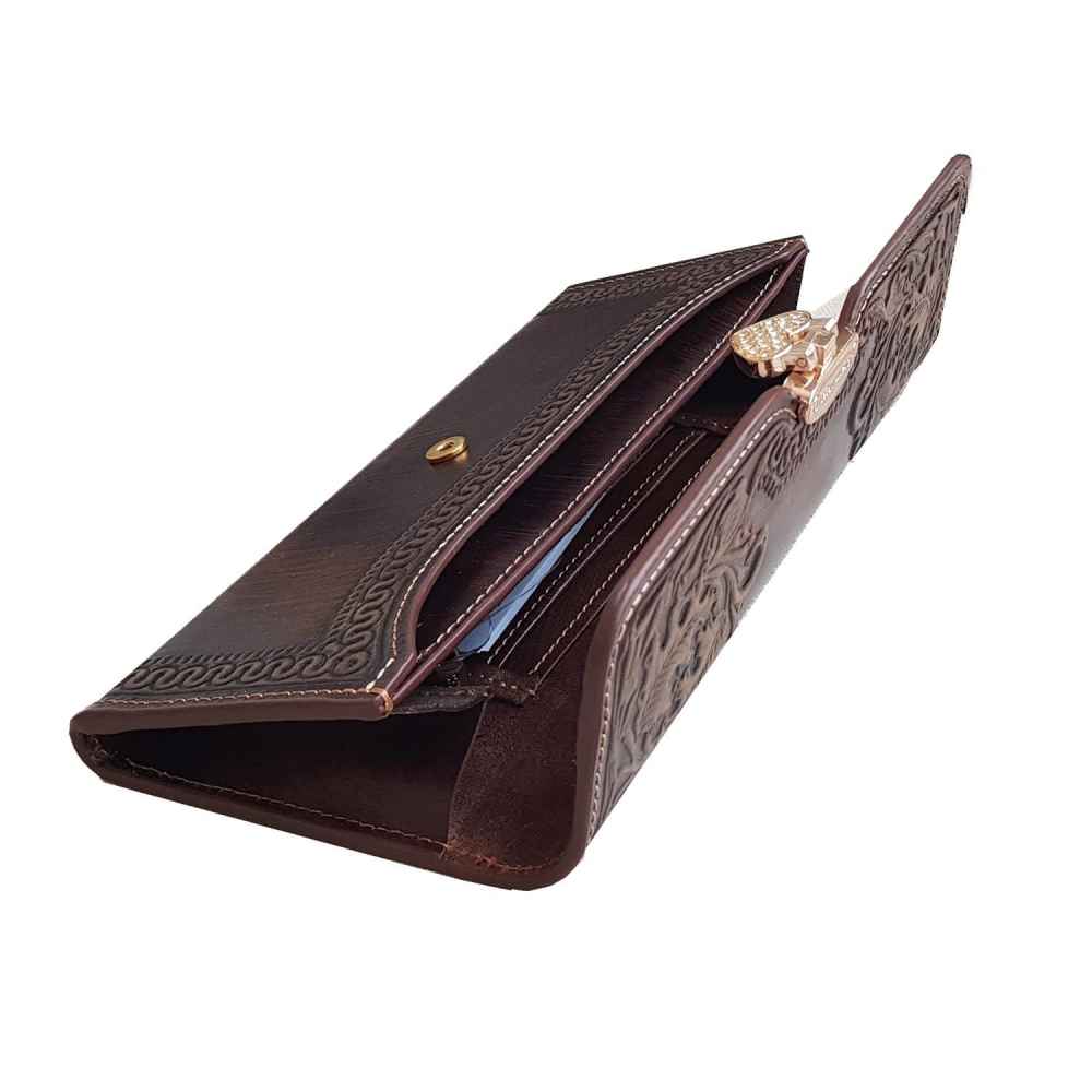 波斯皮革长款女士钱包 – Negar 设计