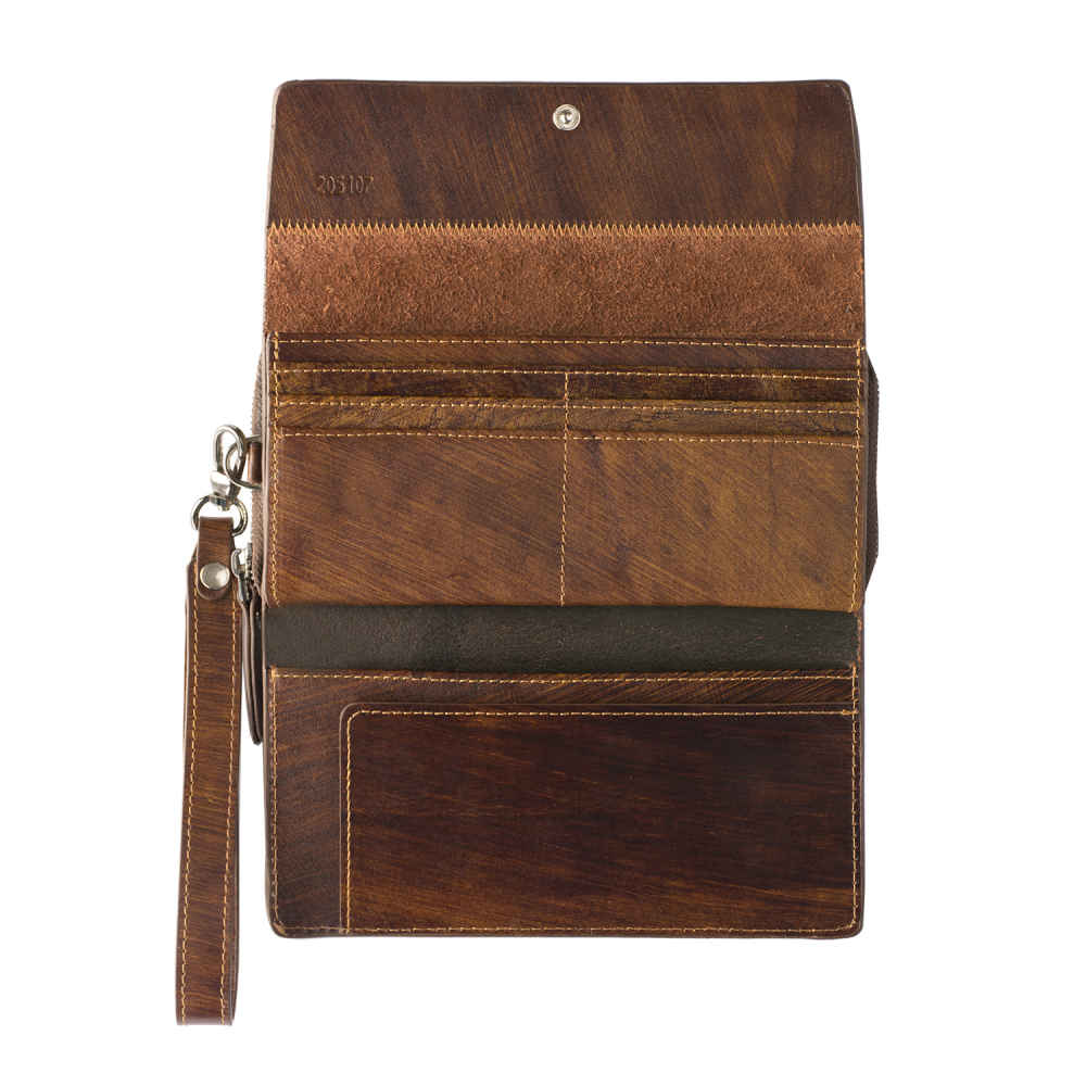 波斯皮革长款女士钱包 – Sher 设计