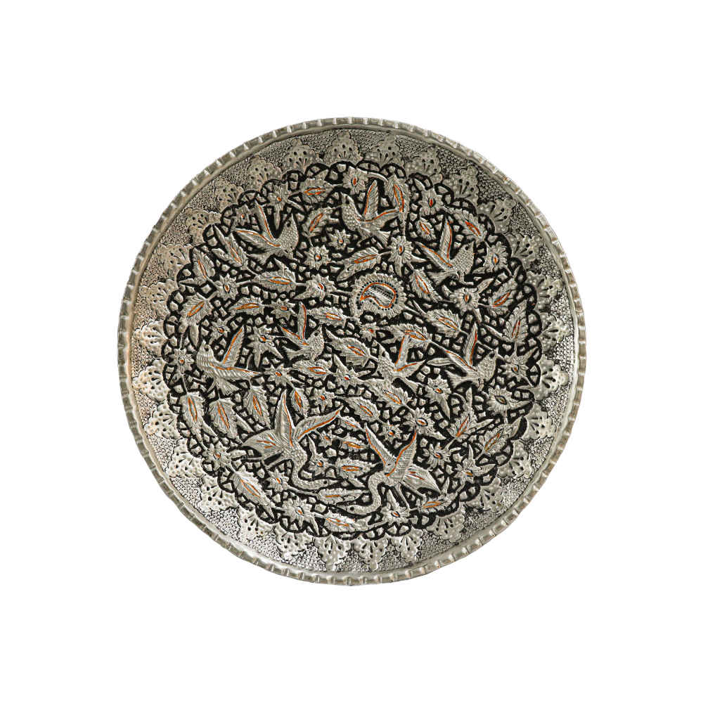 Main image of 波斯装饰性雕花铜盘——Haleh（光环）