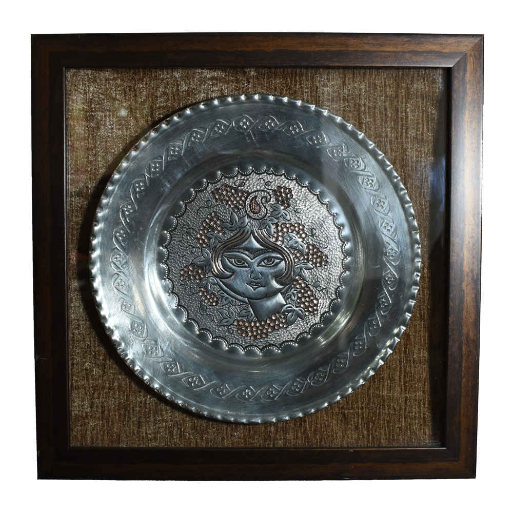 Main image of 波斯装饰性雕花铜盘——Khatoon（贵妇）