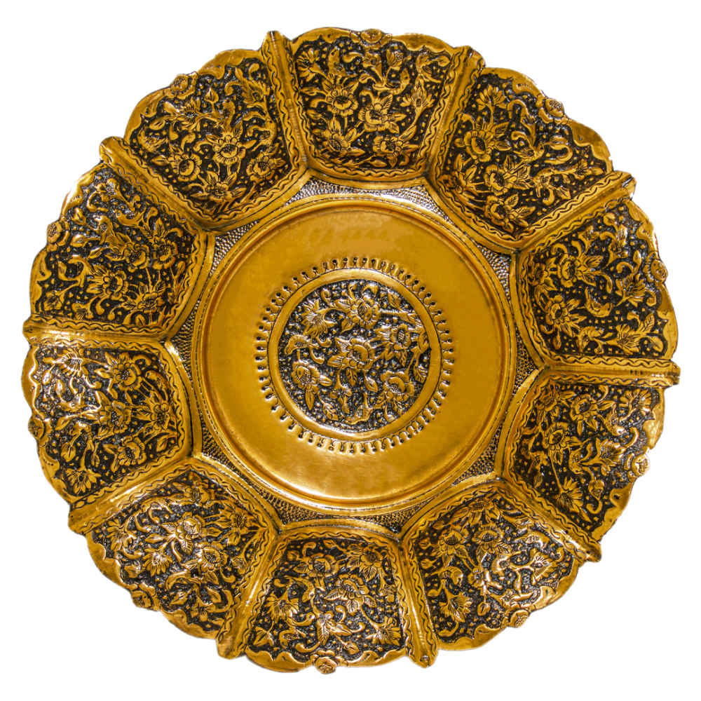 Main image of 波斯装饰性雕花铜盘——Rima