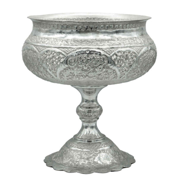 手工波斯雕刻铜糖罐 – Afagh 模型