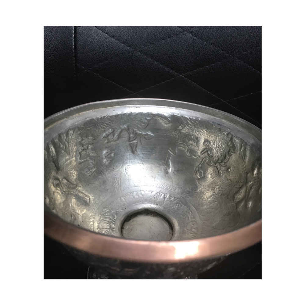 手工波斯雕刻铜制糖碗 Ahoo 款