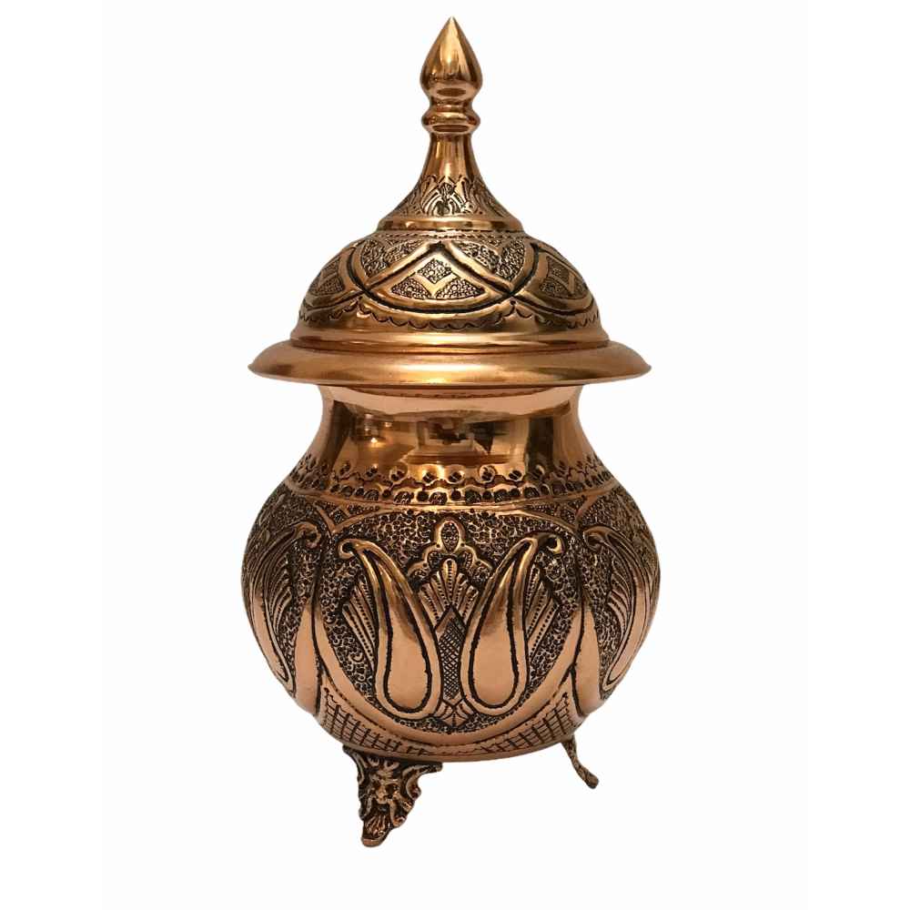 Main image of 手工波斯雕刻铜制糖碗 Atash 款