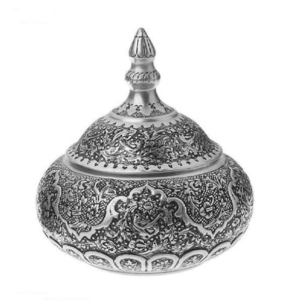 手工波斯雕刻铜制糖碗 Nima 款