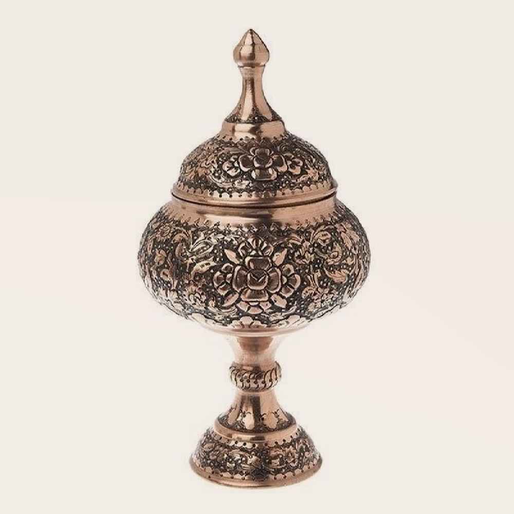 Main image of 手工波斯雕刻铜制糖碗 Raha 款