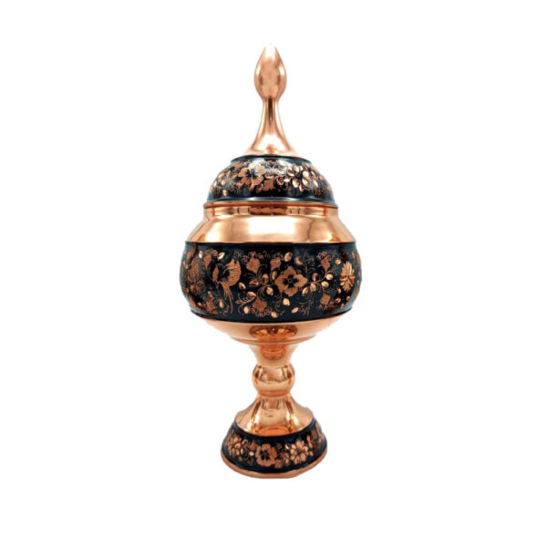 手工波斯雕刻铜制糖碗 Simorgh 款