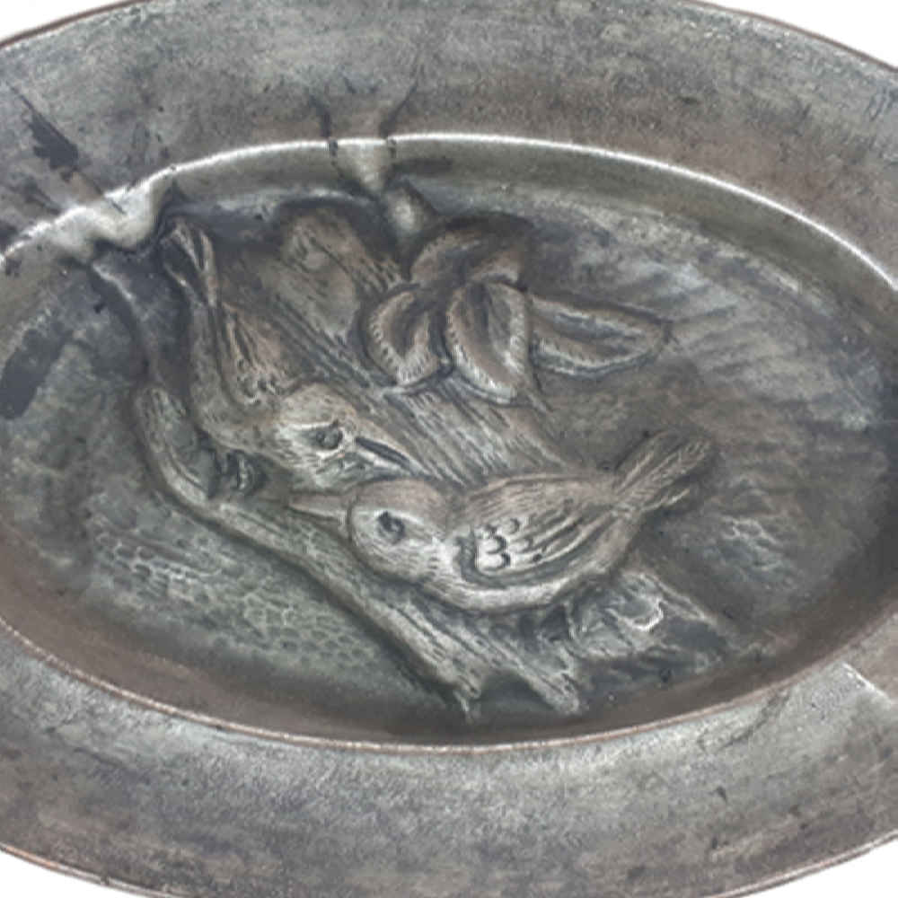 装饰性铜托盘——波斯手工雕刻工艺：Barjasteh（浮雕）