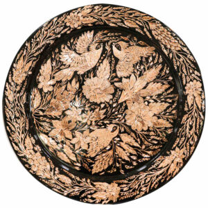装饰性铜托盘——波斯手工雕刻工艺：Isfahan（伊斯法罕）