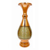 Thumbnail 2: 波斯装饰铜花瓶 – 手工镶嵌 Khatamkari 马赛克艺术 Familla（法米拉）款