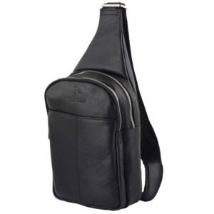 奢华手工皮革单肩斜挎包 – Barez 款