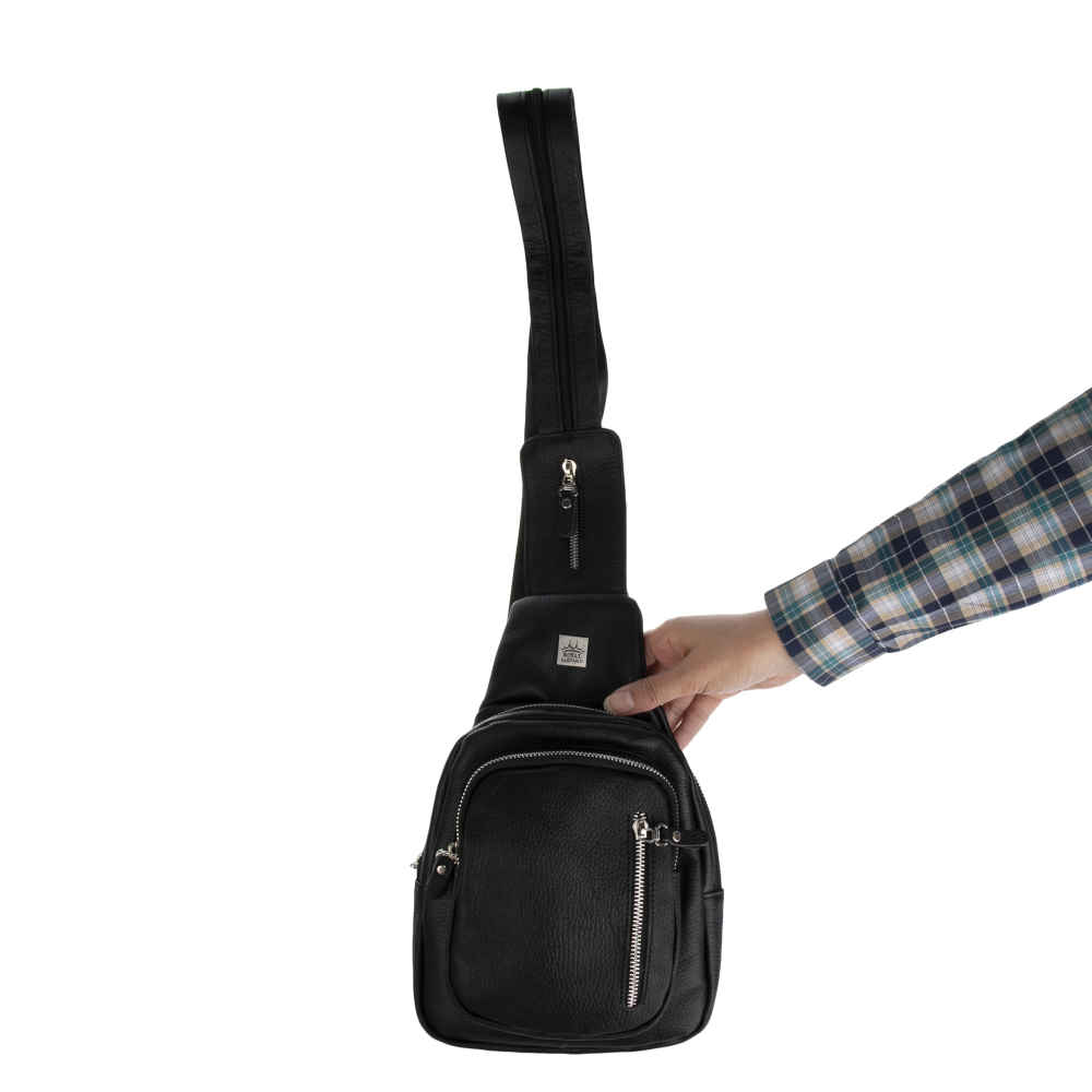 奢华手工皮革单肩斜挎包 – Royal 款