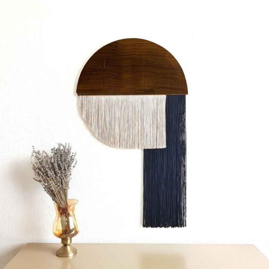 波西米亚风编绳挂毯艺术 – Bina