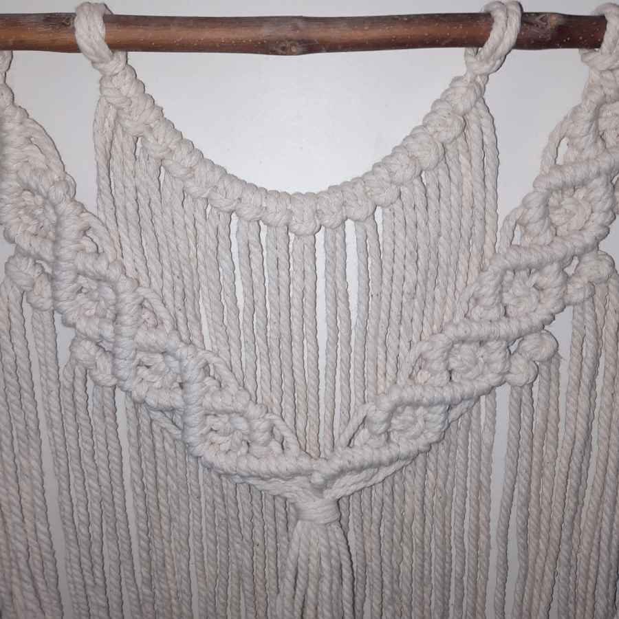 波西米亚风编绳挂毯艺术