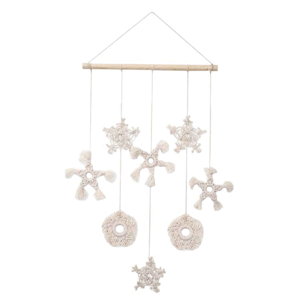 Main image of 波西米亚风编绳挂毯艺术 – Snow