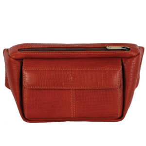 真皮腰包，配可调节腰带 – 日常随身时尚配饰