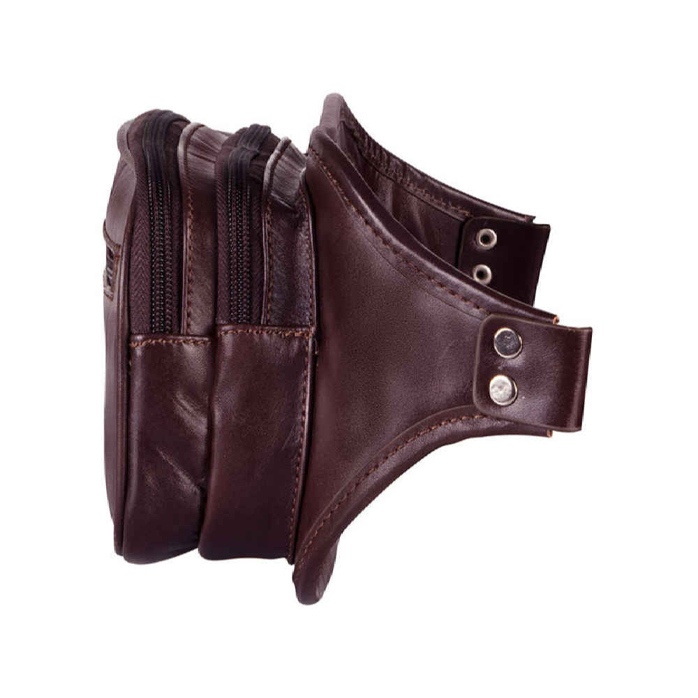 真皮腰包，配可调节腰带 – 日常随身的时尚宣言