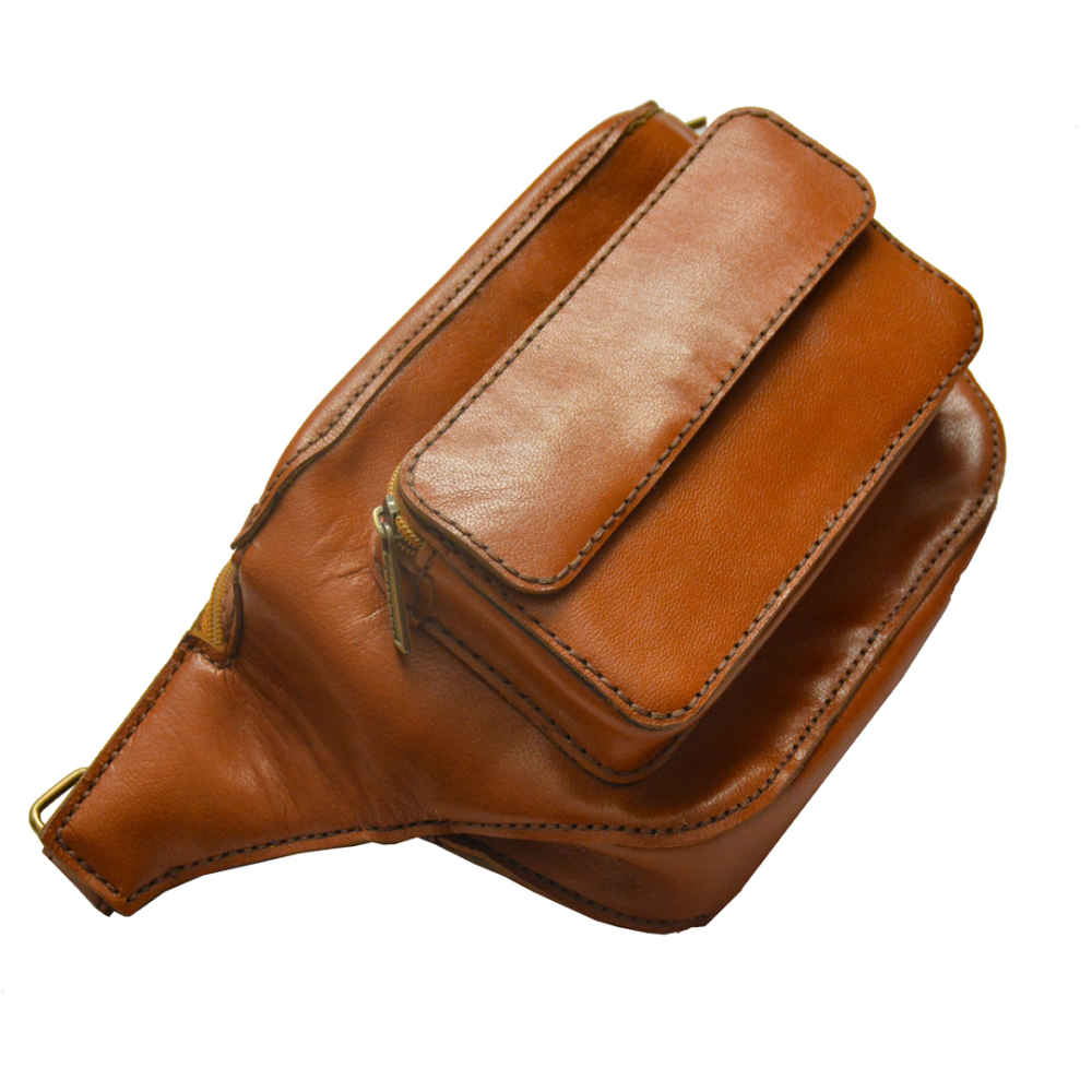 真皮腰包,配可调节腰带 – 女士时尚宣言