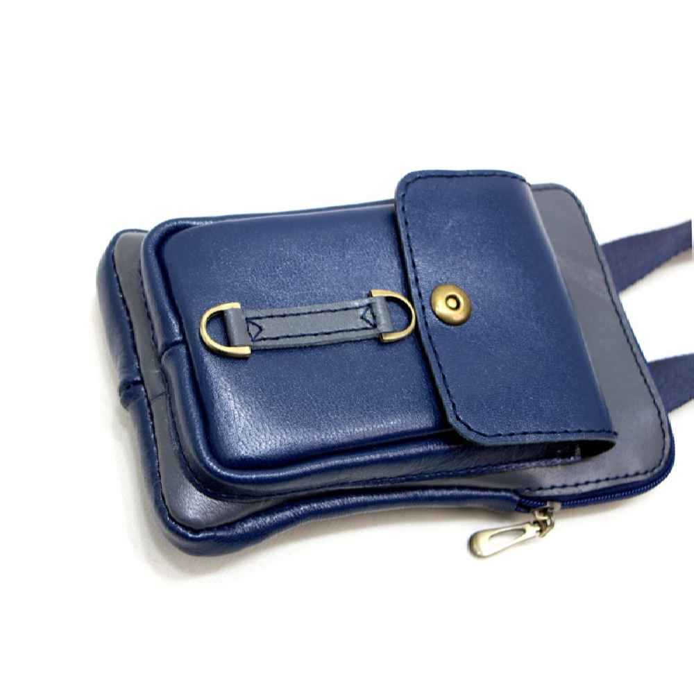 真皮腰包,配可调节腰带(男士款) – 每日必需品